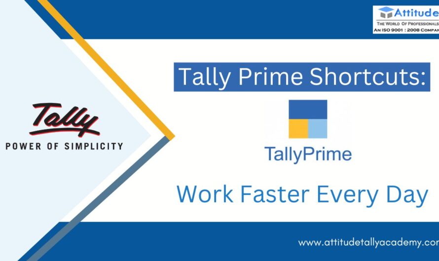 Tally Prime Shortcuts: Work Faster Every Day