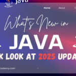 This image is related to Java updates in 2025