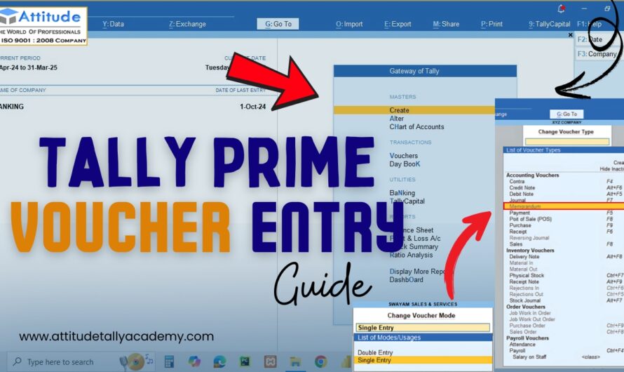 Tally Prime Voucher Entry: A Simple Step-by-Step Guide